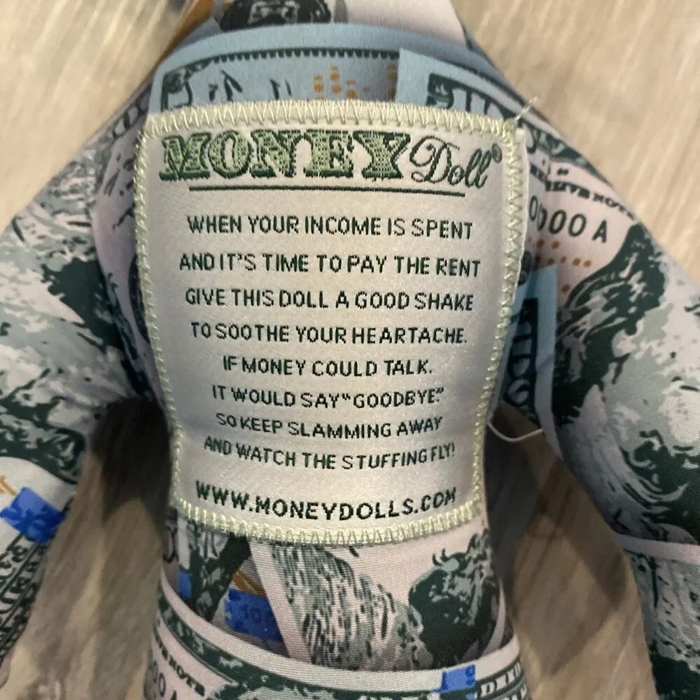 Money Doll Gag Gift Money Frustrations Dammit Doll